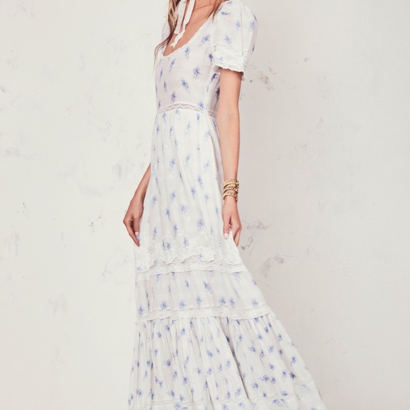 🤍Ballad Blue Loveshackfancy Ryan Dress - Picture 3 of 7